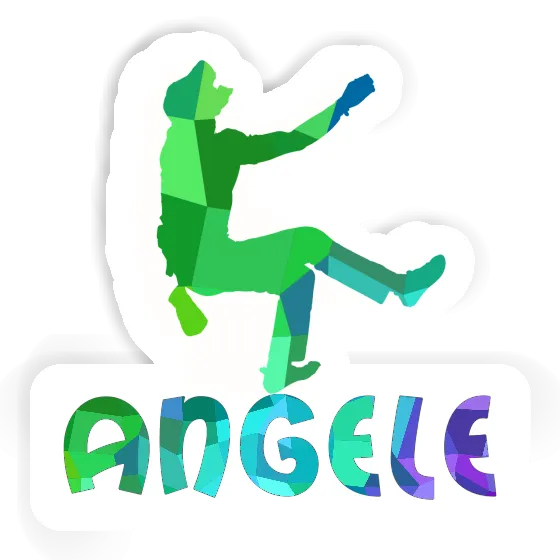 Angele Sticker Kletterer Notebook Image