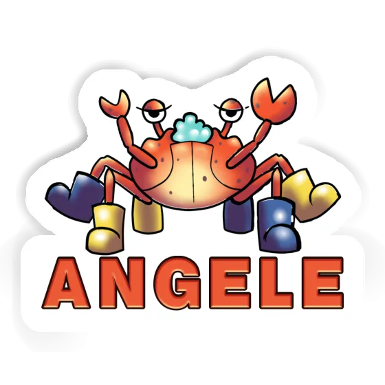 Sticker Angele Crab Notebook Image