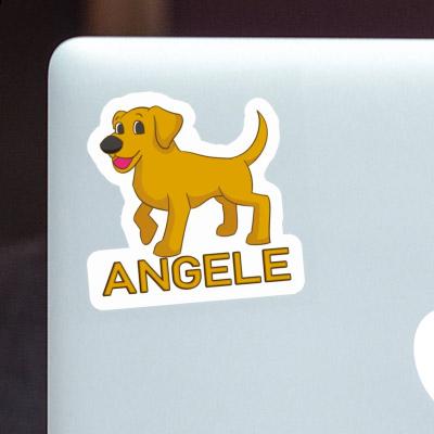 Labrador Sticker Angele Laptop Image