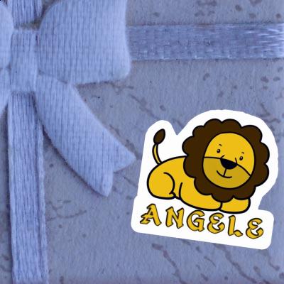 Angele Autocollant Lion Image