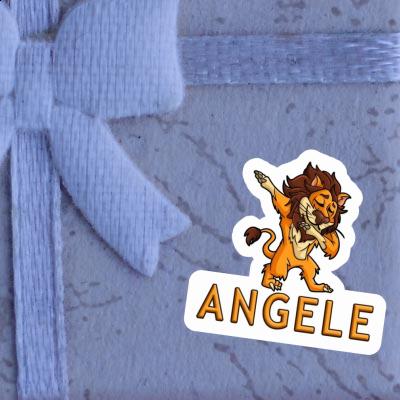 Lion Sticker Angele Laptop Image