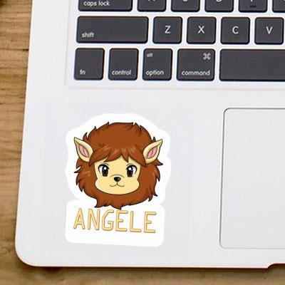 Sticker Lion Angele Notebook Image