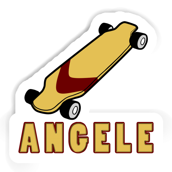 Angele Autocollant Longboard Notebook Image