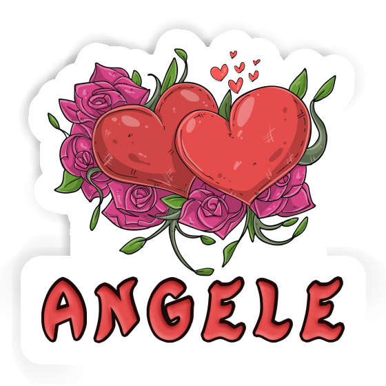 Angele Sticker Heart Notebook Image