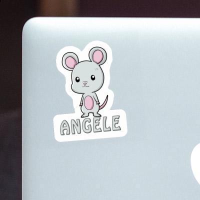 Mouse Sticker Angele Notebook Image