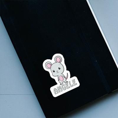 Mouse Sticker Angele Laptop Image