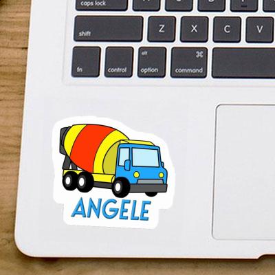 Sticker Angele Mixer Truck Image