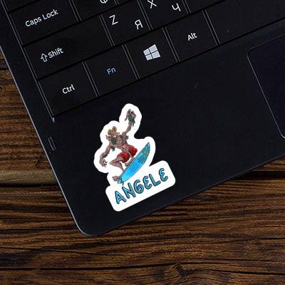 Surfer Sticker Angele Notebook Image