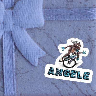 Angele Sticker Biker Laptop Image