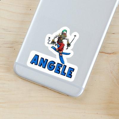 Sticker Angele Skier Gift package Image