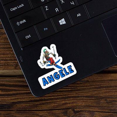 Sticker Angele Skier Gift package Image