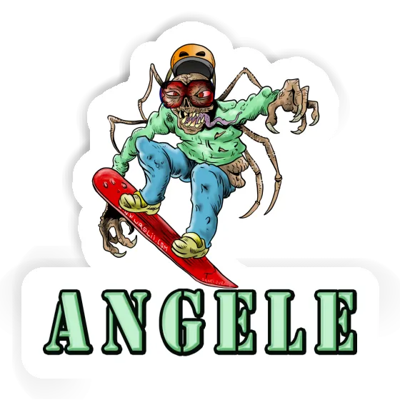 Sticker Boarder Angele Notebook Image