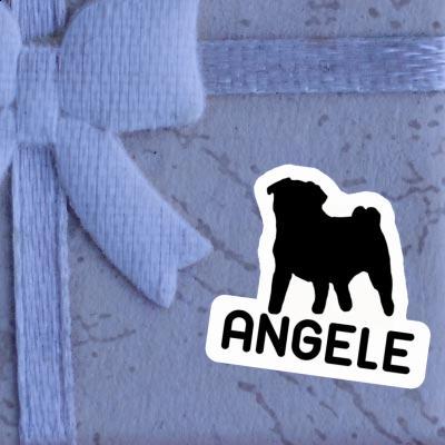 Sticker Pug Angele Notebook Image