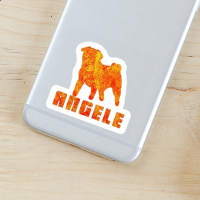 Angele Sticker Mops Notebook Image