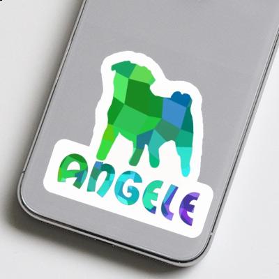 Sticker Angele Pug Image