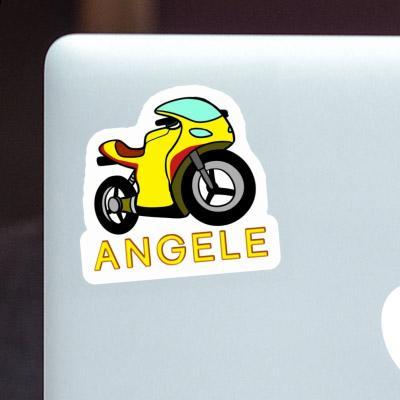 Aufkleber Motorrad Angele Notebook Image