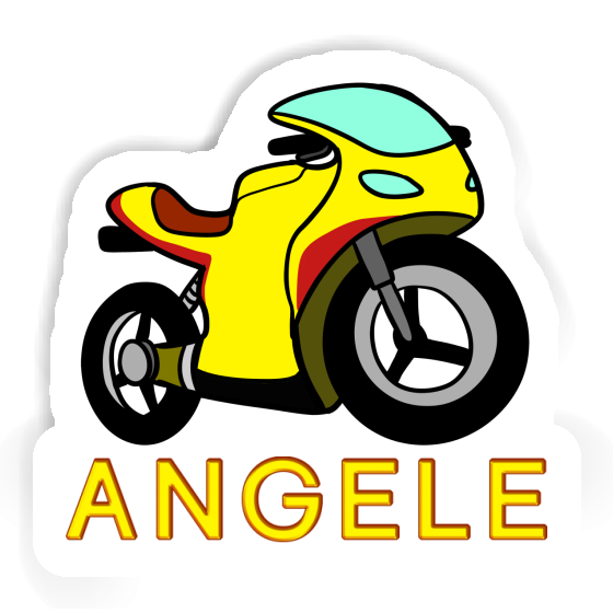 Sticker Angele Motorbike Notebook Image