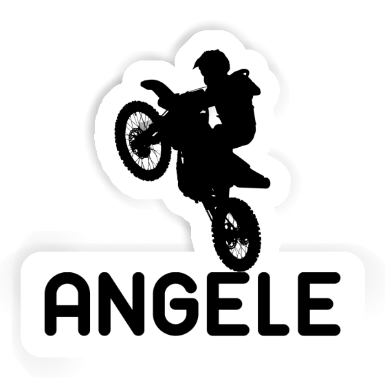 Motocross Rider Sticker Angele Gift package Image