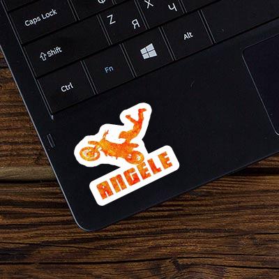 Angele Sticker Motocross Rider Image