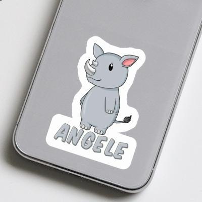 Autocollant Angele Rhinocéros Gift package Image