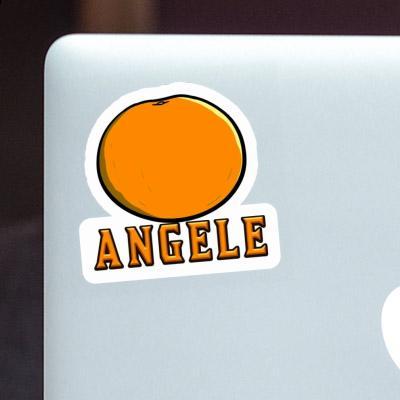 Sticker Orange Angele Gift package Image