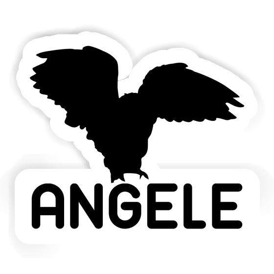 Sticker Owl Angele Laptop Image