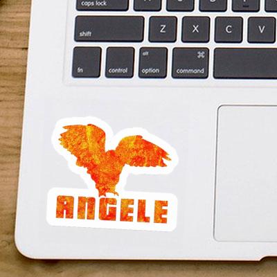 Angele Autocollant Hibou Laptop Image