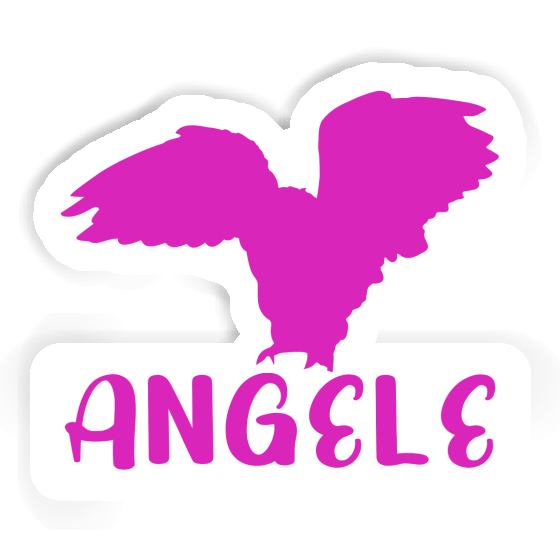 Sticker Owl Angele Laptop Image