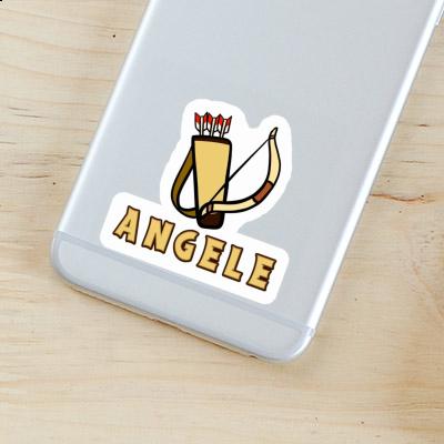 Angele Sticker Arrow Bow Laptop Image