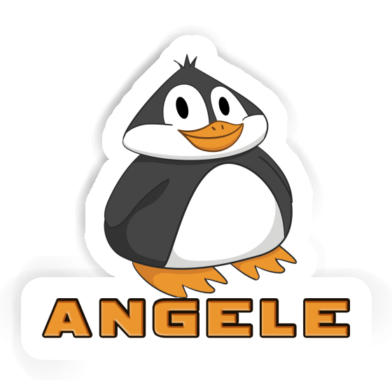 Sticker Penguin Angele Gift package Image