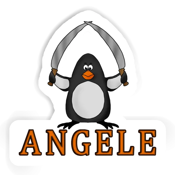 Angele Sticker Kampfpinguin Image