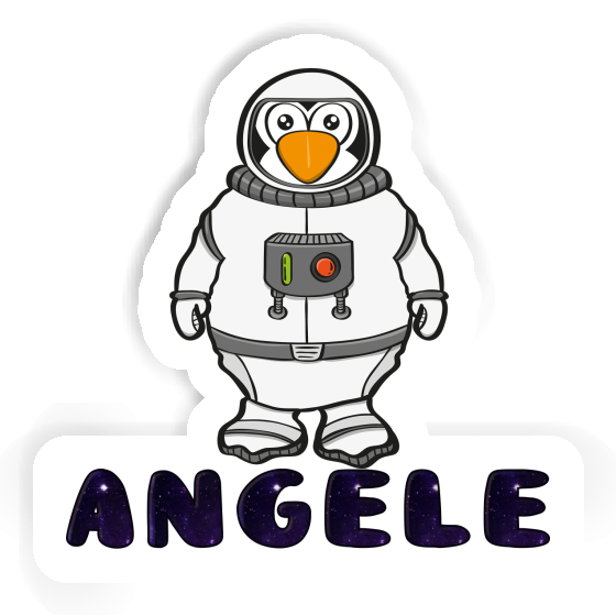 Sticker Astronaut Angele Laptop Image