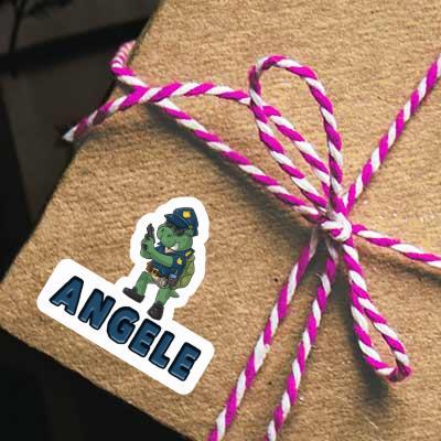 Angele Sticker Officer Notebook Image