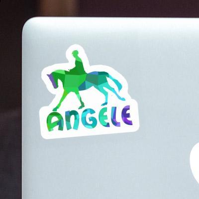 Sticker Angele Horse Rider Notebook Image