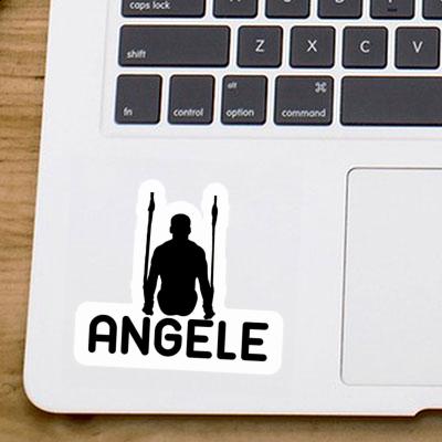 Sticker Ring gymnast Angele Notebook Image