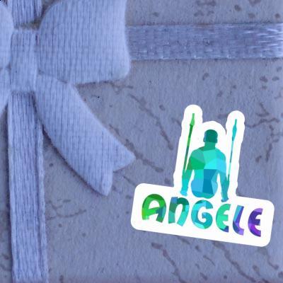 Angele Sticker Ring gymnast Notebook Image