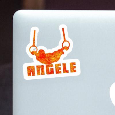 Sticker Angele Ring gymnast Notebook Image