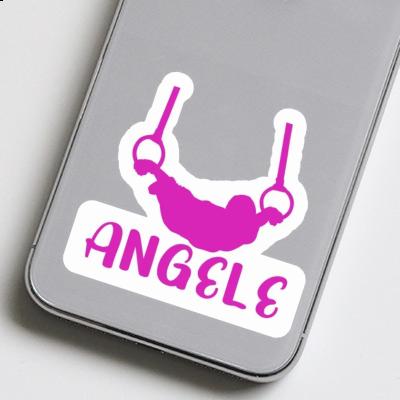 Sticker Angele Ring gymnast Notebook Image