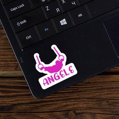 Sticker Angele Ring gymnast Laptop Image