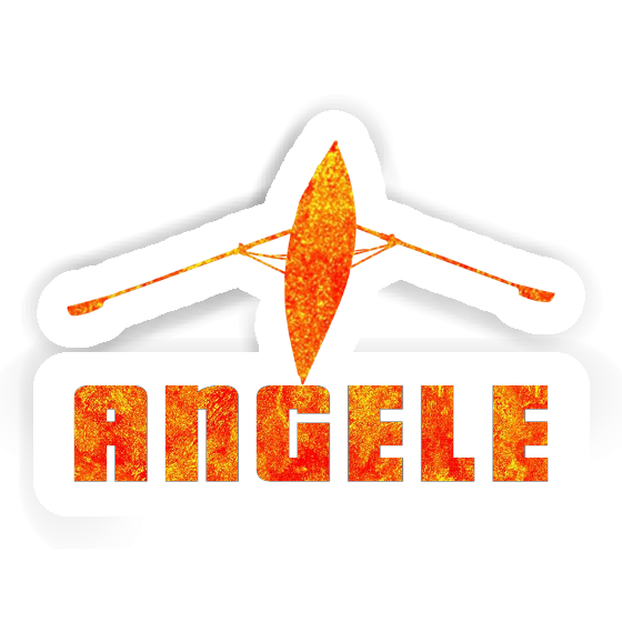 Angele Sticker Rowboat Laptop Image