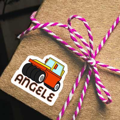 Wheel Roller Sticker Angele Laptop Image