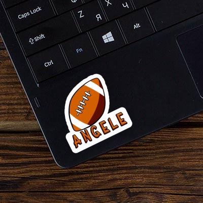 Sticker Angele Rugby Laptop Image