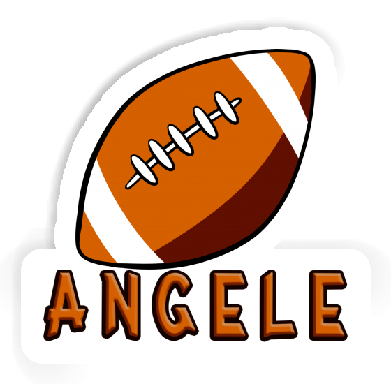 Sticker Angele Rugby Laptop Image