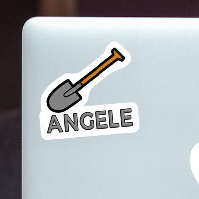 Shovel Sticker Angele Laptop Image