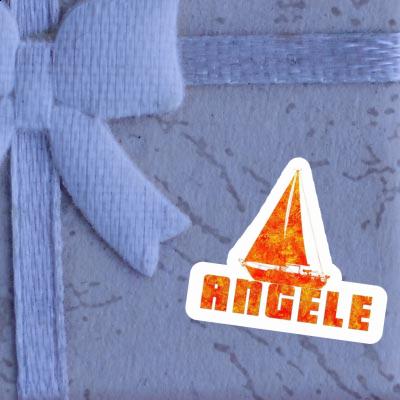 Angele Sticker Sailboat Gift package Image