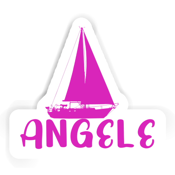 Angele Sticker Sailboat Image