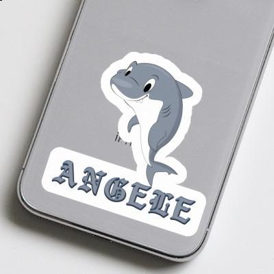 Aufkleber Angele Fisch Gift package Image