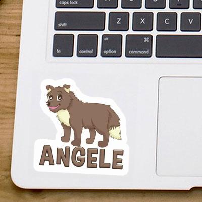 Angele Sticker Hirtenhund Laptop Image