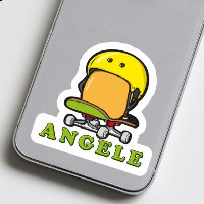 Sticker Angele Skateboard-Ei Image