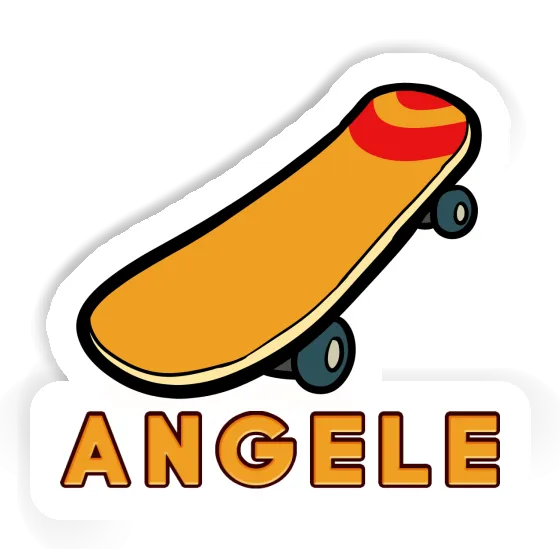 Angele Sticker Skateboard Notebook Image